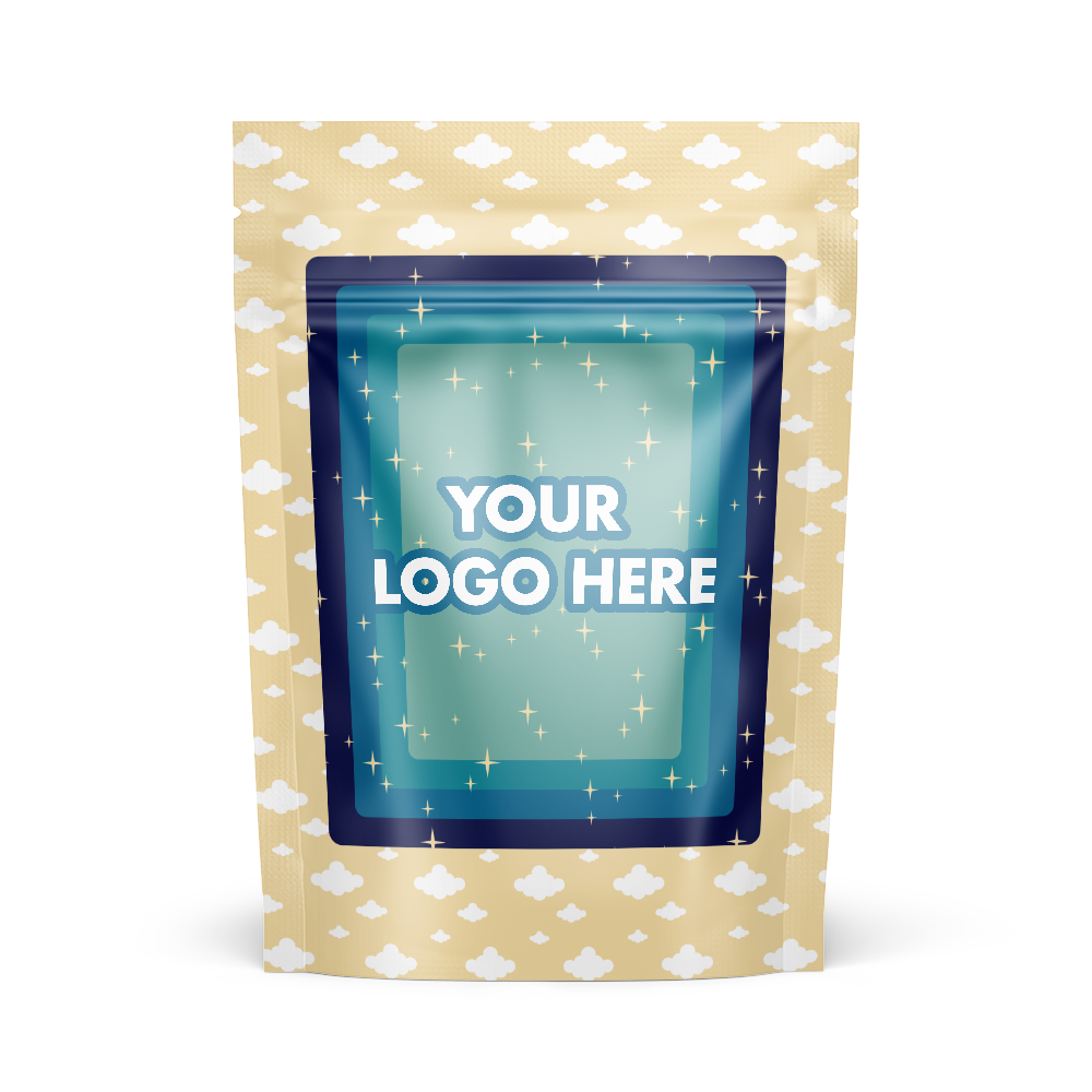 Custom Eighth Mylar Bag