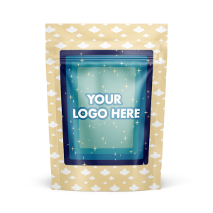 Custom Eighth Mylar Bag